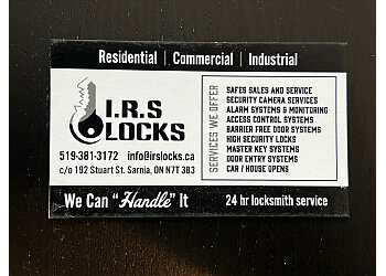 Sarnia locksmith I.R.S Locks