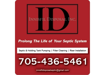 Barrie septic tank service Innisfil Disposal Inc.