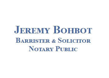 Vancouver real estate lawyer Jeremy Bohbot Barrister & Solicitor and Notary Public