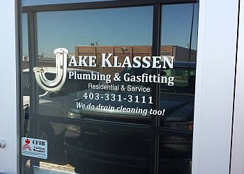 Lethbridge plumber Jake Klassen Plumbing Inc.