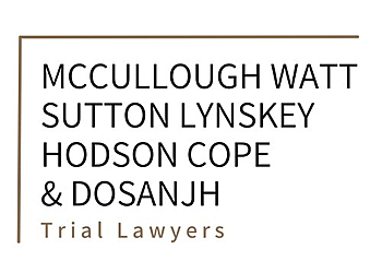 Victoria criminal defence lawyer Kevin G. McCullough - MCCULLOUGH WATT SUTTON LYNSKEY HODSON COPE & DOSANJH TRIAL LAWYERS