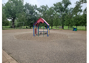 Medicine Hat public park Kin Coulee Park