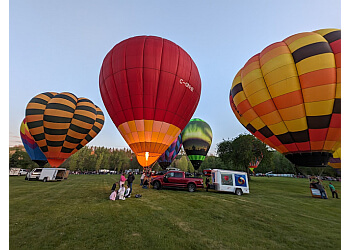 Medicine Hat public park Kin Coulee Park