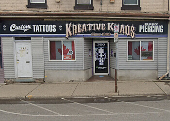 Brantford tattoo shop Kreative Khaos Inc.