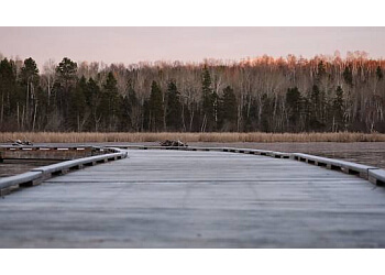 Sudbury hiking trail Lake Laurentian Conservation Area