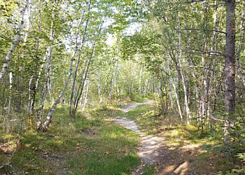 Sudbury hiking trail Lake Laurentian Conservation Area