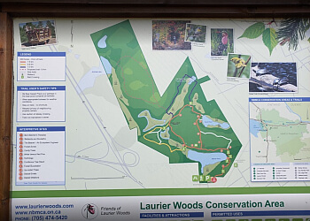 North Bay hiking trail Laurier Woods Conservation Area