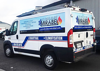 Les Brûleurs Mirabel Inc. - Mirabel, QC HVAC Services - Service Vehicle Image