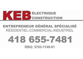 Levis electrician Les Entreprises KEB, Inc.