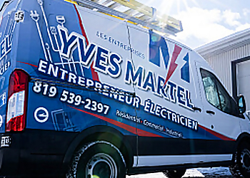 Les Entreprises Yves Martel inc Les Entreprises Yves Martel inc - Shawinigan, QC Electricians - Truck Image