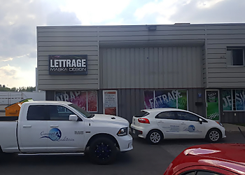 Saint Hyacinthe sign company Lettrage Maska Design