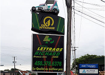 Granby sign company Lettrage Richard Inc.