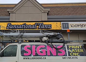 Vaughan sign company Lion Signs and Print Inc.