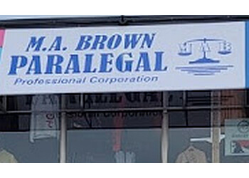 Sudbury notary public M A Brown Paralegal