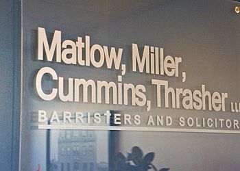 Cambridge personal injury lawyer Matlow, Miller, Cummins, Thrasher LLP