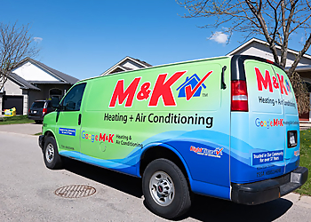 M & K Heating and Air Conditioning - London, ON Services Cvc - Service Vehicle Image