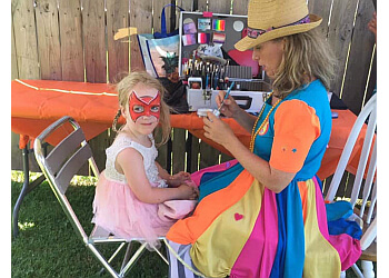Barrie face painting Mabel Moon