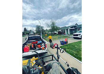 Sherwood Park lawn care service Macks Lawn Service