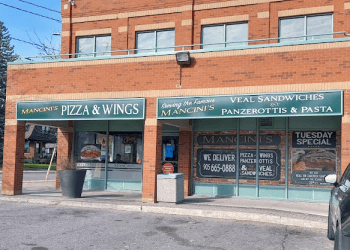 Whitby pizza place Mancini's Pizza and Wings