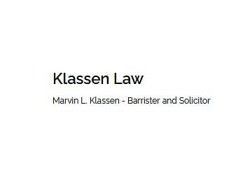 Marvin L. Klassen - Barrister & Solicitor