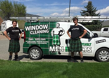 Kamloops window cleaner Men in Kilts