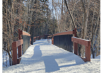 Edmonton hiking trail Mill Creek Ravine Park