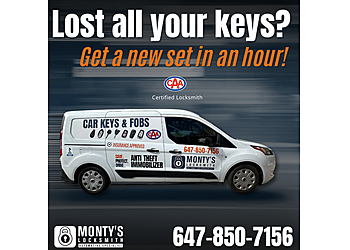 Toronto Serruriers Monty's Locksmith