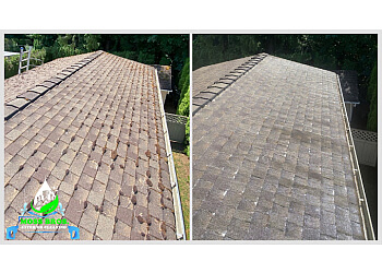 Nanaimo gutter cleaner Moss Bros. Exterior Cleaning