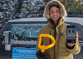 Calgary snow removal MowSnowPros Inc. Calgary