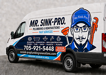 Mr. Sink-Pro. Plumbing & Renovations - Sudbury, ON Plombiers - Truck Image