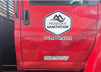 Huntsville septic tank service Muskoka Sanitation