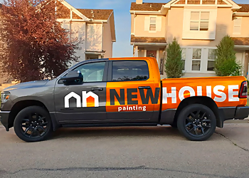NEW HOUSE PAINTING INC - Sherwood Park, AB Peintres - Service Vehicle Image