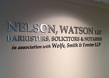 Nelson, Watson Professional Corporation - Guelph, ON Employment Lawyers - Law Firm Logo