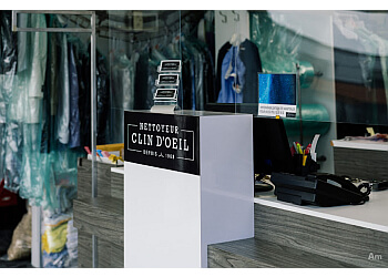 Sherbrooke dry cleaner Nettoyeur Clin D'Oeil