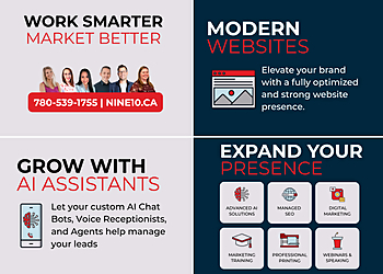 Grande Prairie web designer Nine10 Inc.