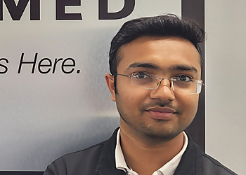 Orangeville physical therapist Nisarg Patel, BPT,FHPR - PHYSIOMED ORANGEVILLE