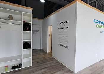 St Albert yoga studio Oxygen Yoga & Fitness Jensen Lakes