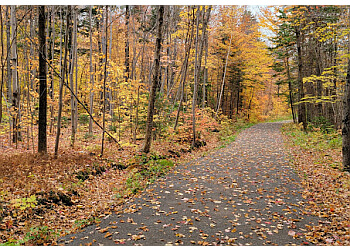 Quebec hiking trail Parc Des Moulins
