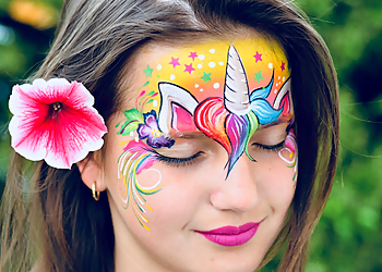 Milton face painting PartyTO Milton