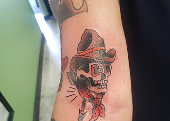Peppermint Hippo Tattoo - Lethbridge, AB Tattoo Shops - Sample Image