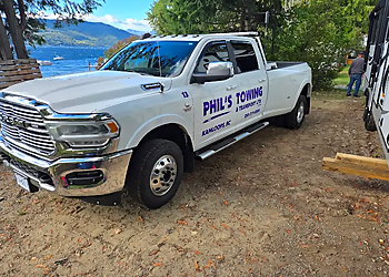 Kamloops towing service Phil's Towing & Transport Ltd.