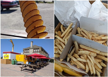 North Bay Camions De Nourriture Potato Headz Chip Stand