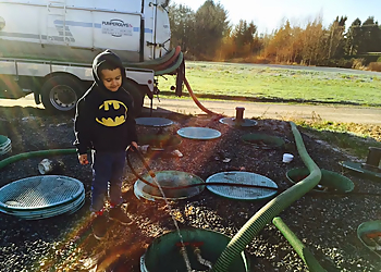 Pumper Guys - Abbotsford, BC Septic Tank Services - Field Work Image