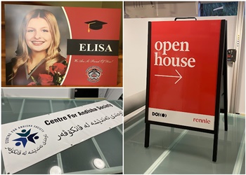 Port Coquitlam sign company Quarter Cheaper Signs