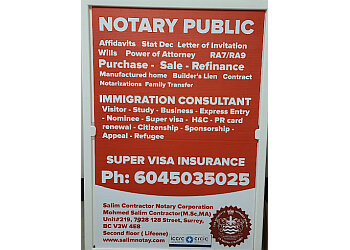 Surrey notary public Salim Notary