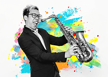 Burnaby entertainment company Sax with Eric