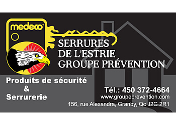 Granby locksmith Serrures de l'Estrie Groupe Prévention