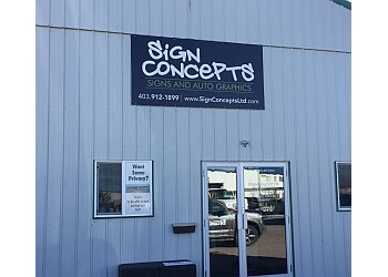 Airdrie sign company Sign Concepts