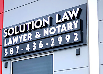 Solution Law - Edmonton, AB Civil Litigation Lawyer - Law Firm Exterior Image