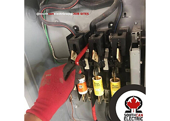 Winnipeg electrician Southcan Electric Ltd.